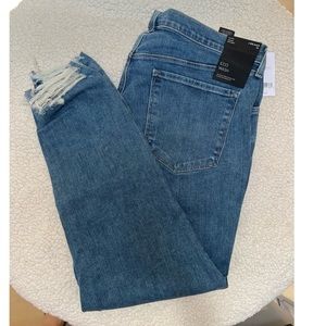 J Brand Project Destruct Alana High Rise Cropped Skinny Jeans 36